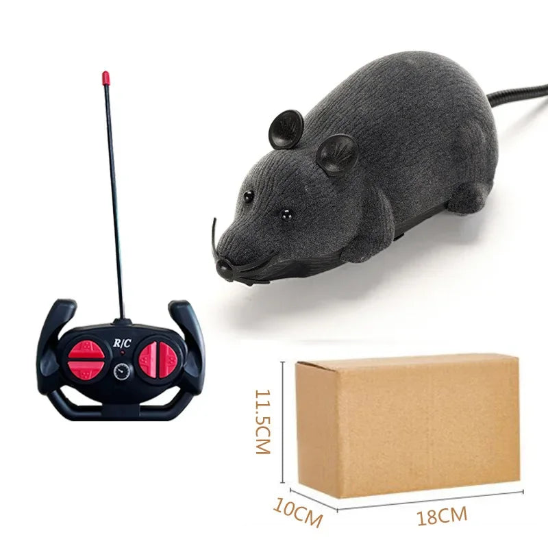 Remote Control Cat Toy Mouse | ABS & Fleece | Four-Way RC