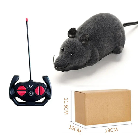 Remote Control Cat Toy Mouse | ABS & Fleece | Four-Way RC