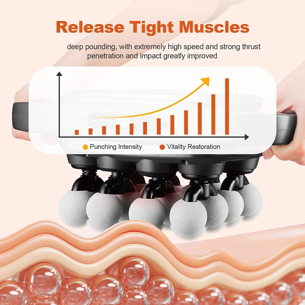Massage Gun 16 Heads Deep Tissue Percussion Massager Muscle Recovery