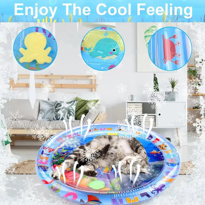 Pet Sensory Water Mat Inflatable Cooling Mat for Cats & Dogs