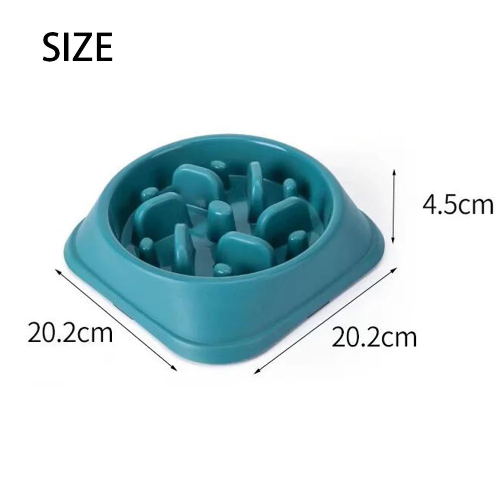 Slow Feeder Dog Bowl Non-Slip Puzzle Design for Small to Medium Dogs