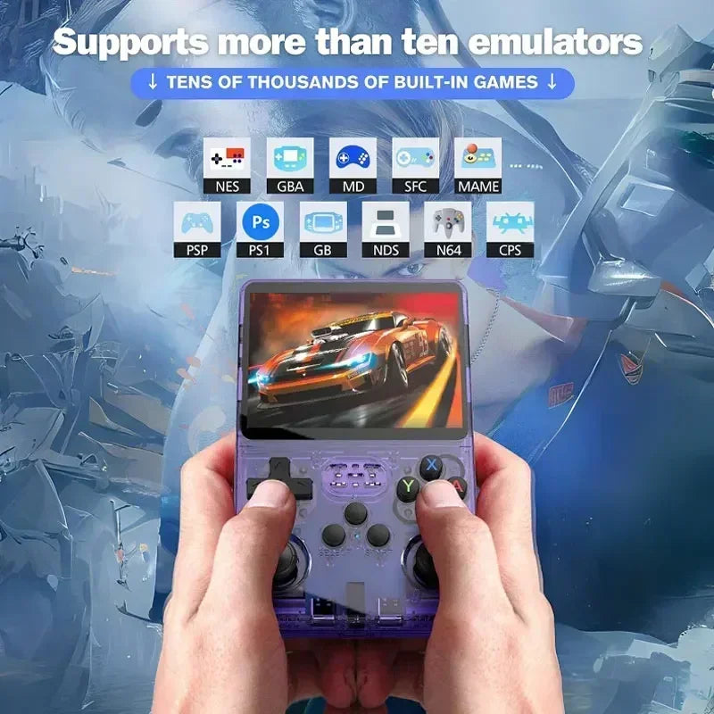 Retro Handheld Game Console 3.5" IPS Screen 15000+ Games 128GB Linux