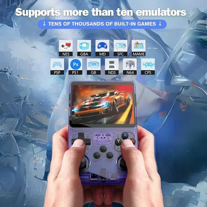 Retro Handheld Game Console 3.5" IPS Screen 15000+ Games 128GB Linux