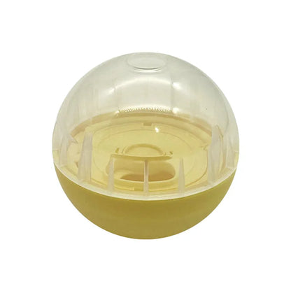 Interactive Dog Treat Ball Dispenser Toy 8.5cm PP Slow Feeder for Mental Stimulation