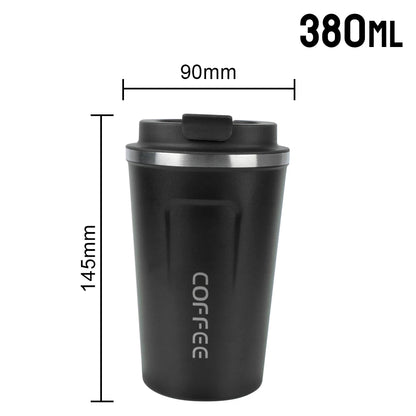 Insulated Travel Mug 380ml 510ml Stainless Steel Leak Proof Coffee Cup