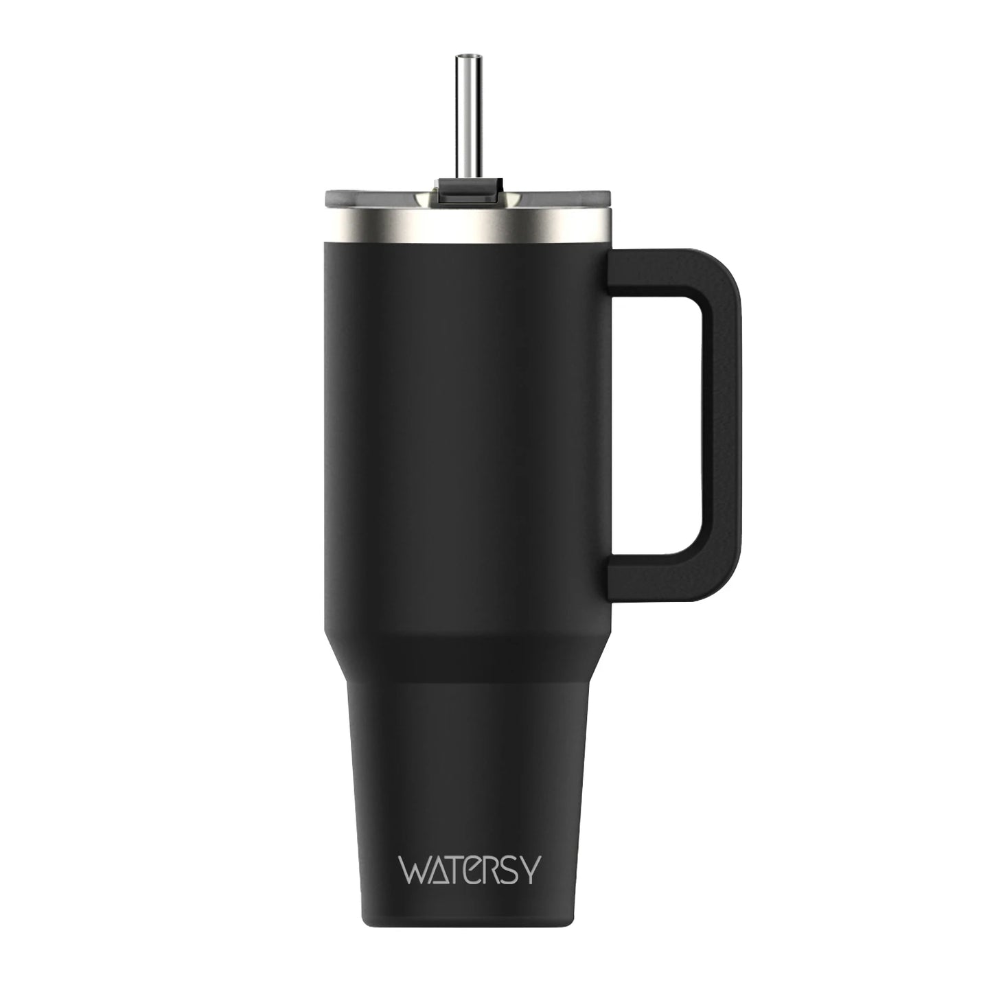 Insulated Tumbler with Handle & Straw 20oz 30oz 40oz Stainless Steel