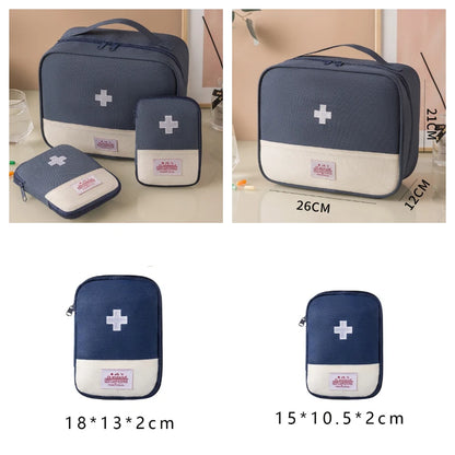 First Aid Kit Organiser 3-Piece Set Portable Medical Storage Bag Travel