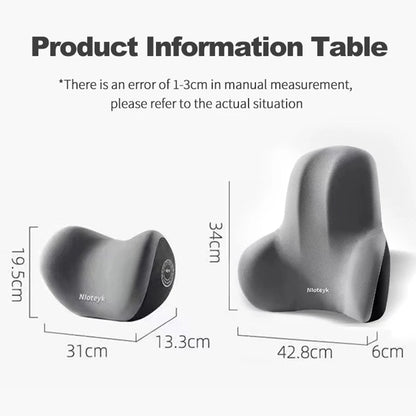 Memory Foam Car Neck Pillow Lumbar Support Cushion Travel Headrest
