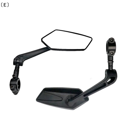 Mountain Bike Rearview Mirror Flat Reflector 200x80mm Riding Safety