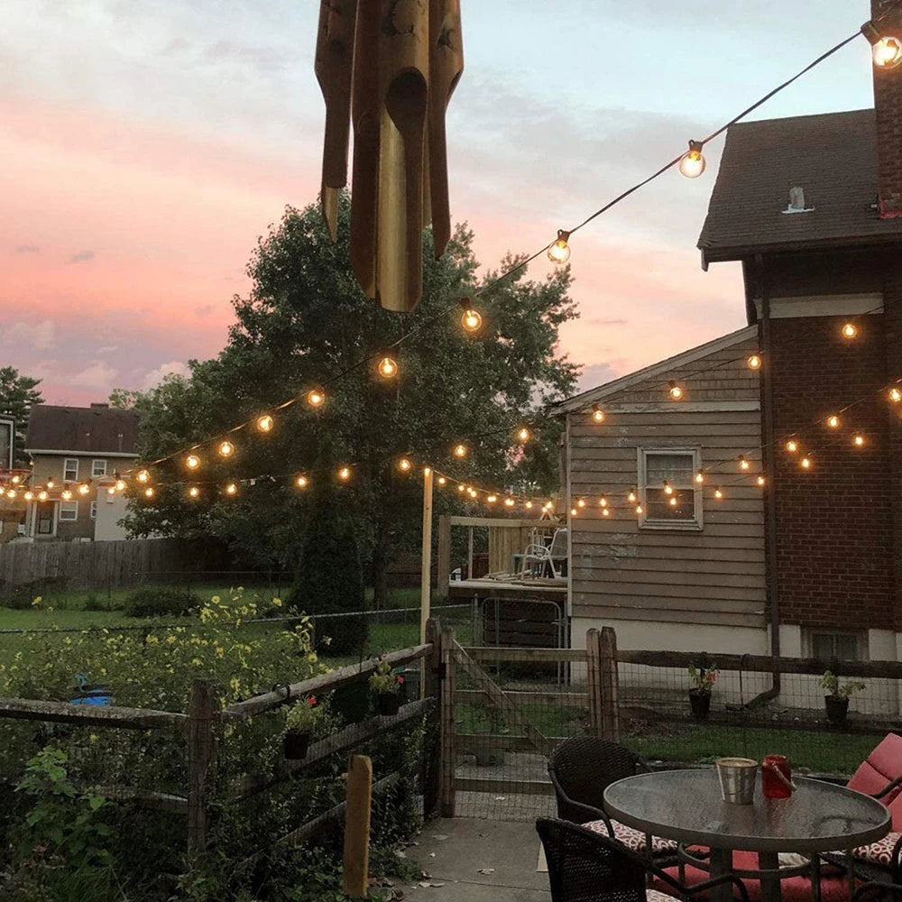 Outdoor LED String Lights G40 Globe 9M 14M 26M Warm White Waterproof