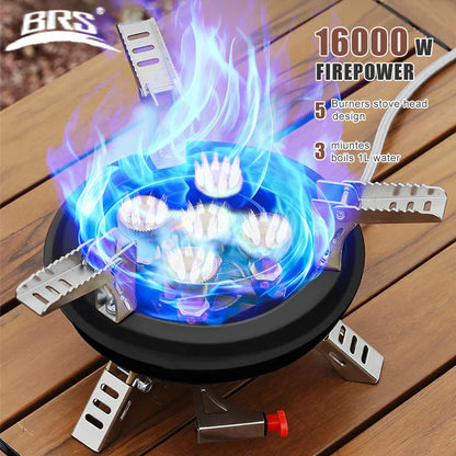 Portable Camping Gas Stove 16000W Piezo Ignition Butane Propane Burner