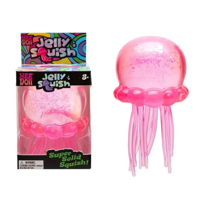 Needoh Fuzz Ball Jellyfish Squishy Stress Relief Sensory Toy Blind Box