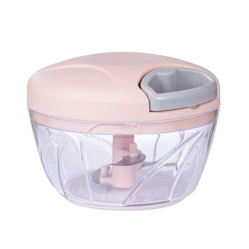Manual Meat Mincer Vegetable Chopper 500ml 900ml Garlic Press Stainless Steel