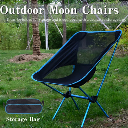 Ultralight Folding Moon Chair | Compact Camping Beach Fishing Chair