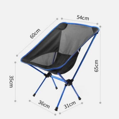 Ultralight Folding Moon Chair | Compact Camping Beach Fishing Chair