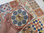 100pcs/box Retro Tiles Bathroom Kitchen Home Decor Wall Art Tiles