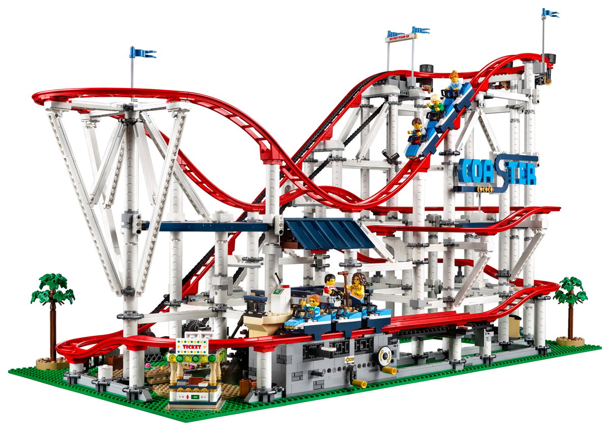 LEGO Creator Expert 10261 Roller Coaster | 4,124 Pieces | Working Motor | Retired