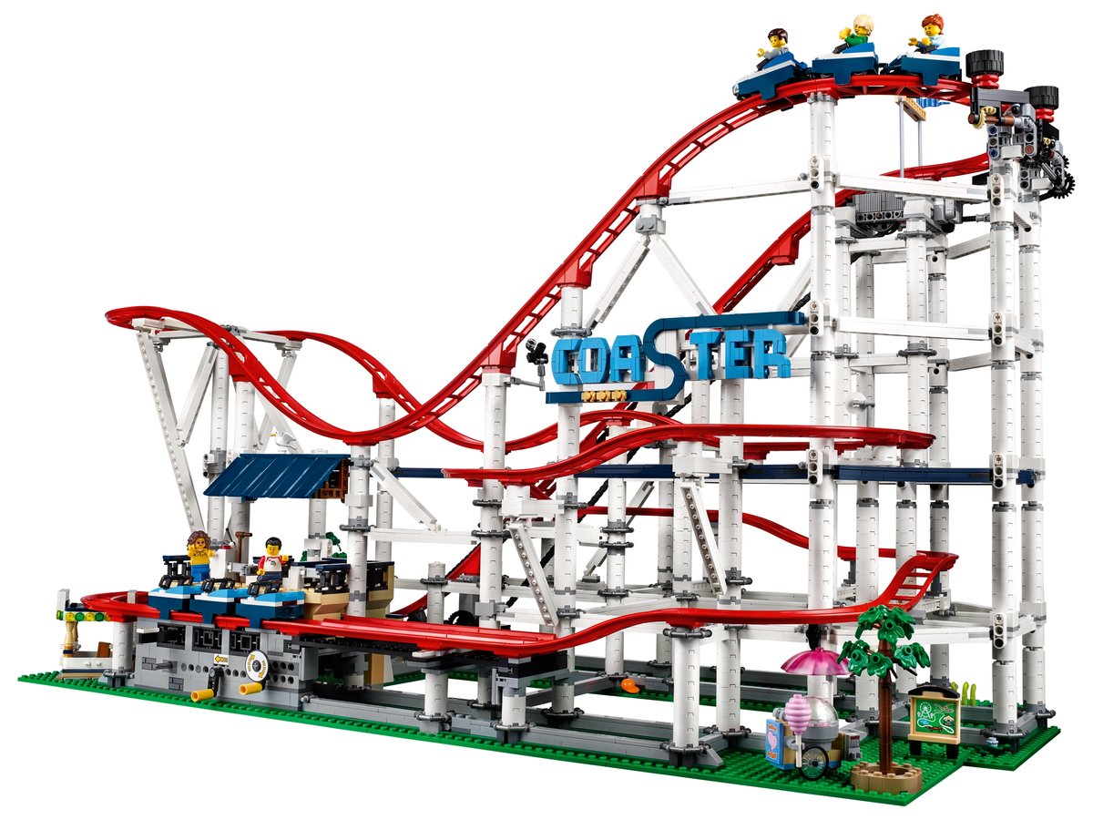LEGO Creator Expert 10261 Roller Coaster | 4,124 Pieces | Working Motor | Retired