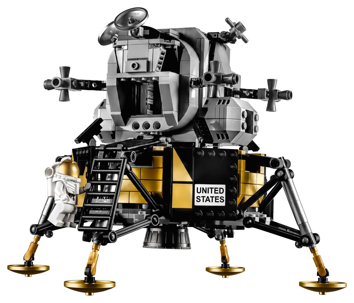 LEGO Creator Expert 10266 NASA Apollo 11 Lunar Lander | 1,087 Pieces