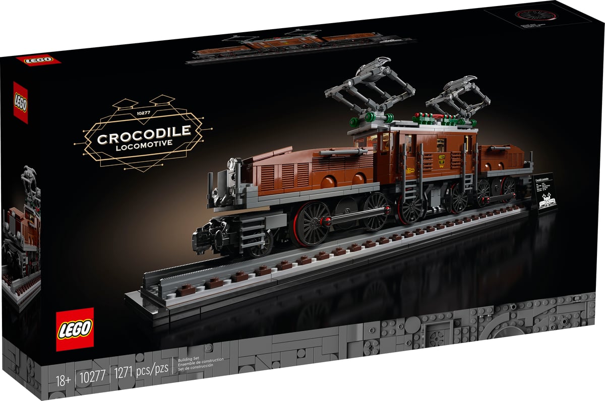 LEGO Creator Expert 10277 Crocodile Locomotive | 1,271 Pieces | Retired