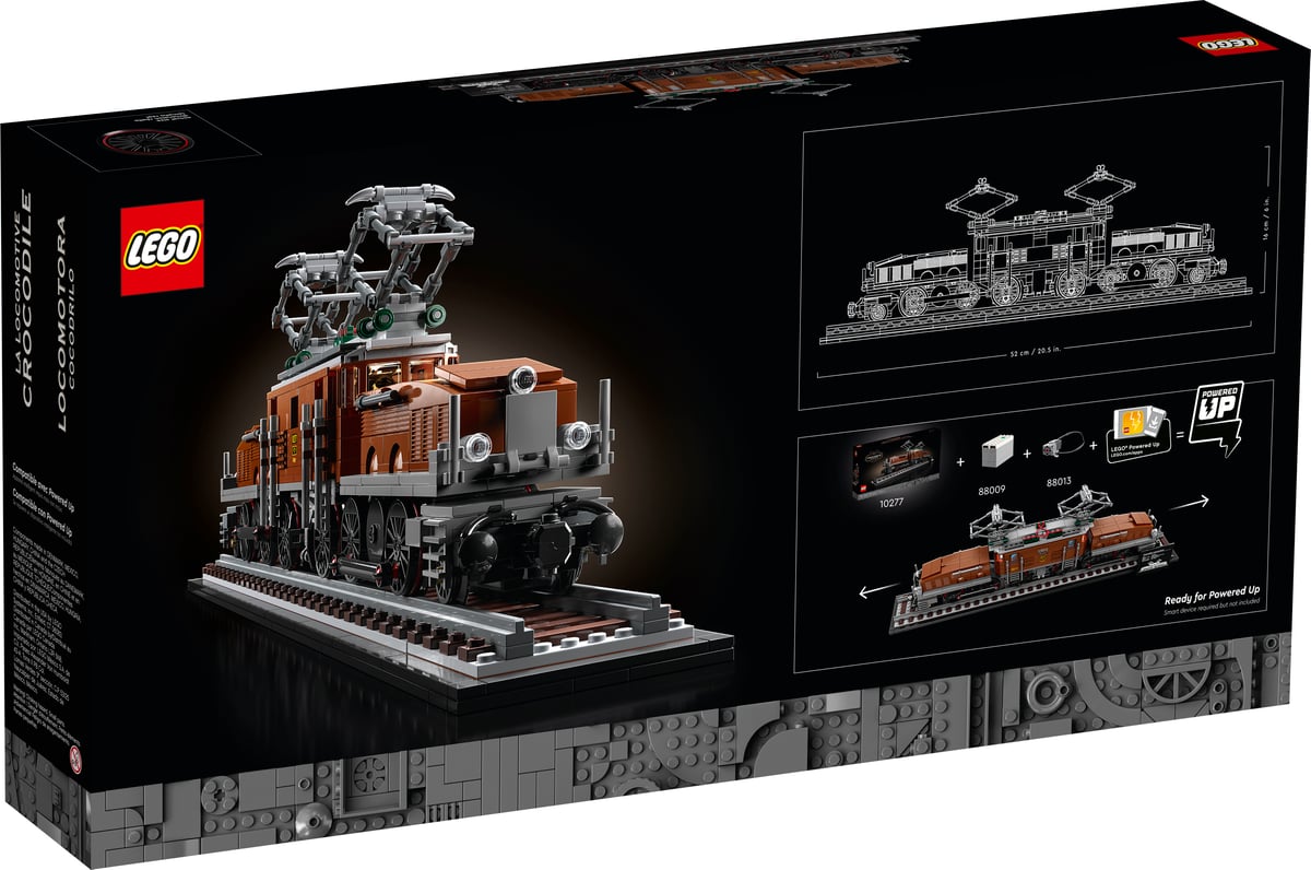 LEGO Creator Expert 10277 Crocodile Locomotive | 1,271 Pieces | Retired