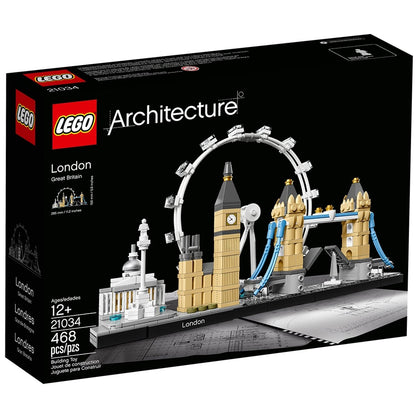 LEGO Architecture 21034 London Skyline | 468 Pieces | Big Ben Tower Bridge
