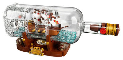 LEGO Ideas 21313 Ship in a Bottle | 962 Pieces | Retired Display Model