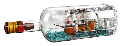 LEGO Ideas 21313 Ship in a Bottle | 962 Pieces | Retired Display Model