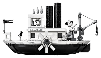 LEGO Ideas 21317 Steamboat Willie | 751 Pieces | Mickey Mouse | Music Box