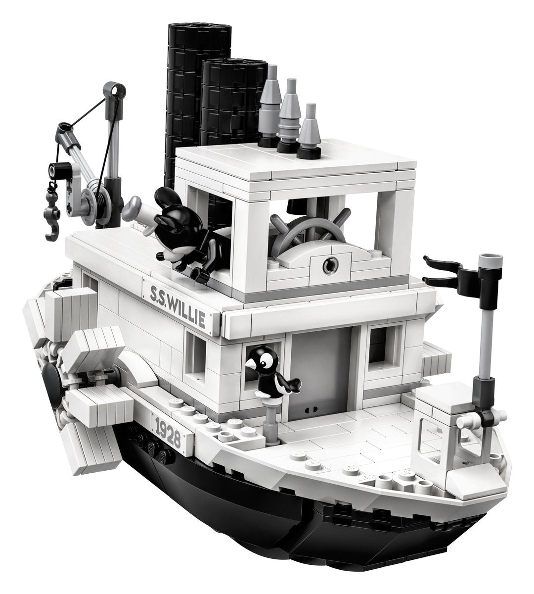 LEGO Ideas 21317 Steamboat Willie | 751 Pieces | Mickey Mouse | Music Box