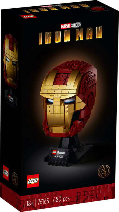 LEGO Marvel 76165 Iron Man Helmet | 480 Pieces | Retired Display Model