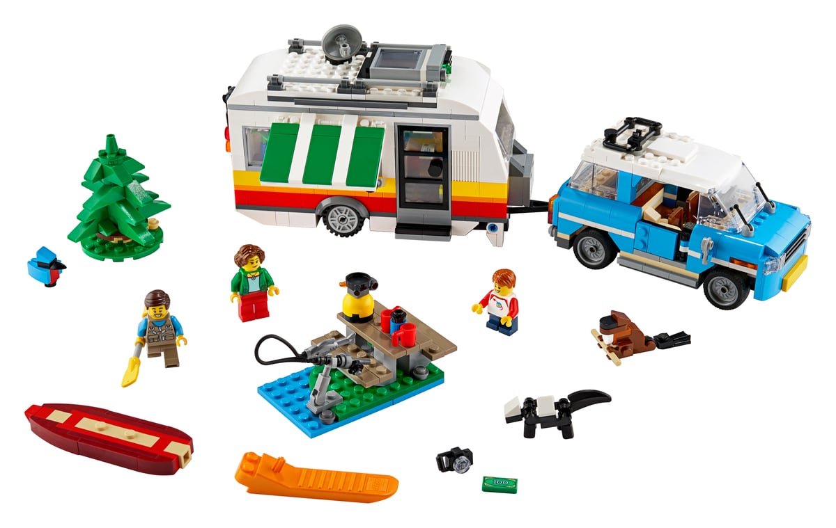 LEGO Creator 31108 Caravan Family Holiday | 766 Pieces | 3-in-1