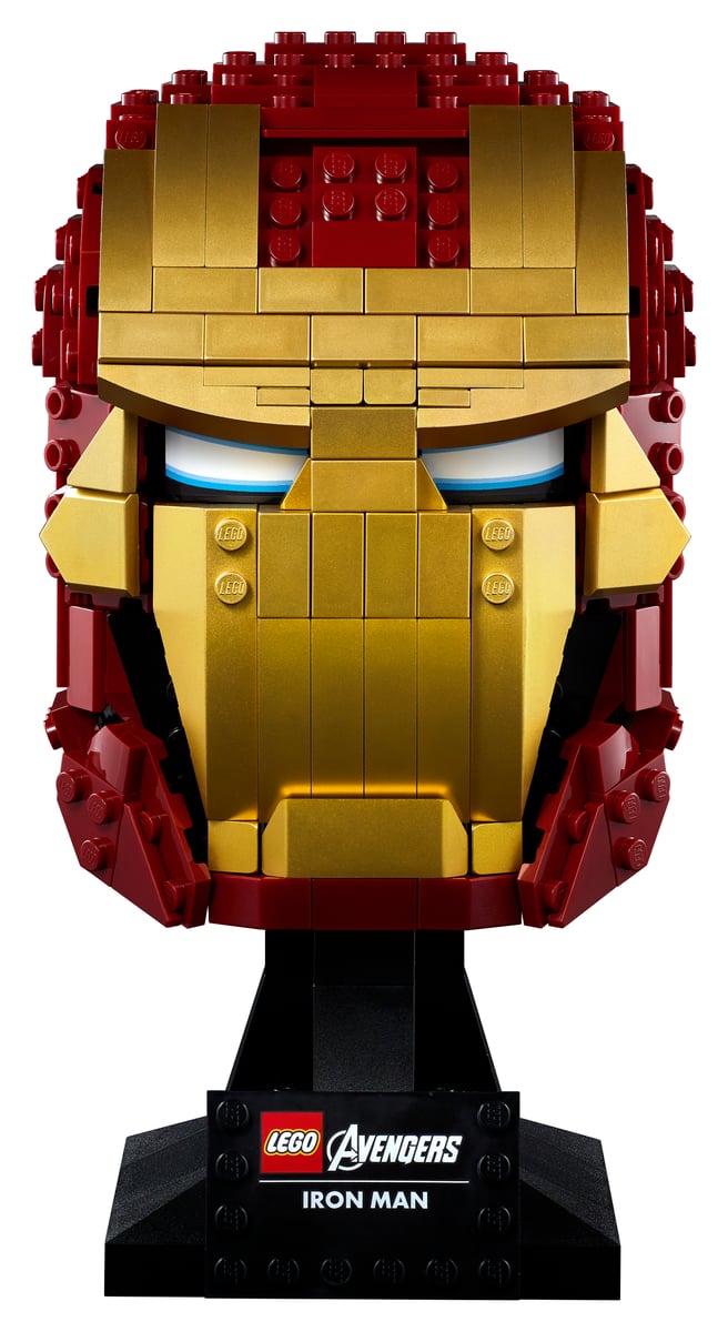 LEGO Marvel 76165 Iron Man Helmet | 480 Pieces | Retired Display Model