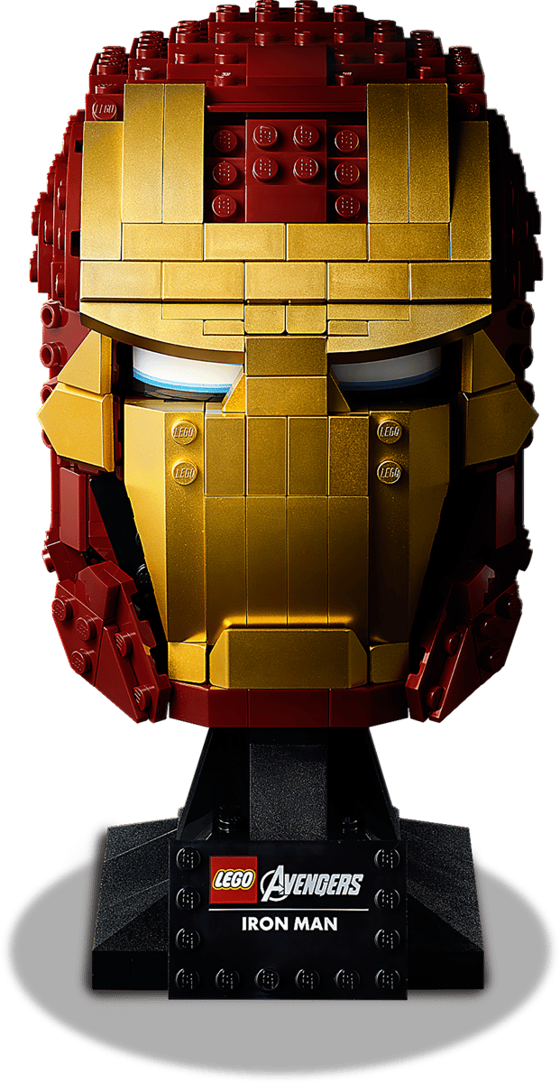 LEGO Marvel 76165 Iron Man Helmet | 480 Pieces | Retired Display Model