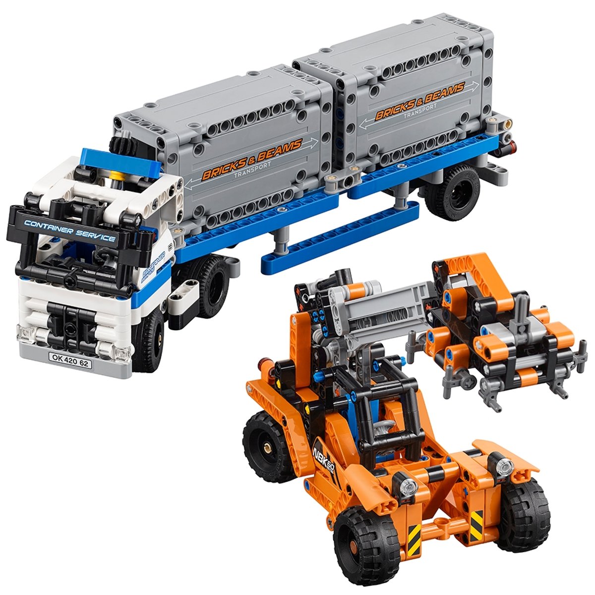 LEGO Technic 42062 Container Yard | 631 Pieces | Motorised | Power Functions