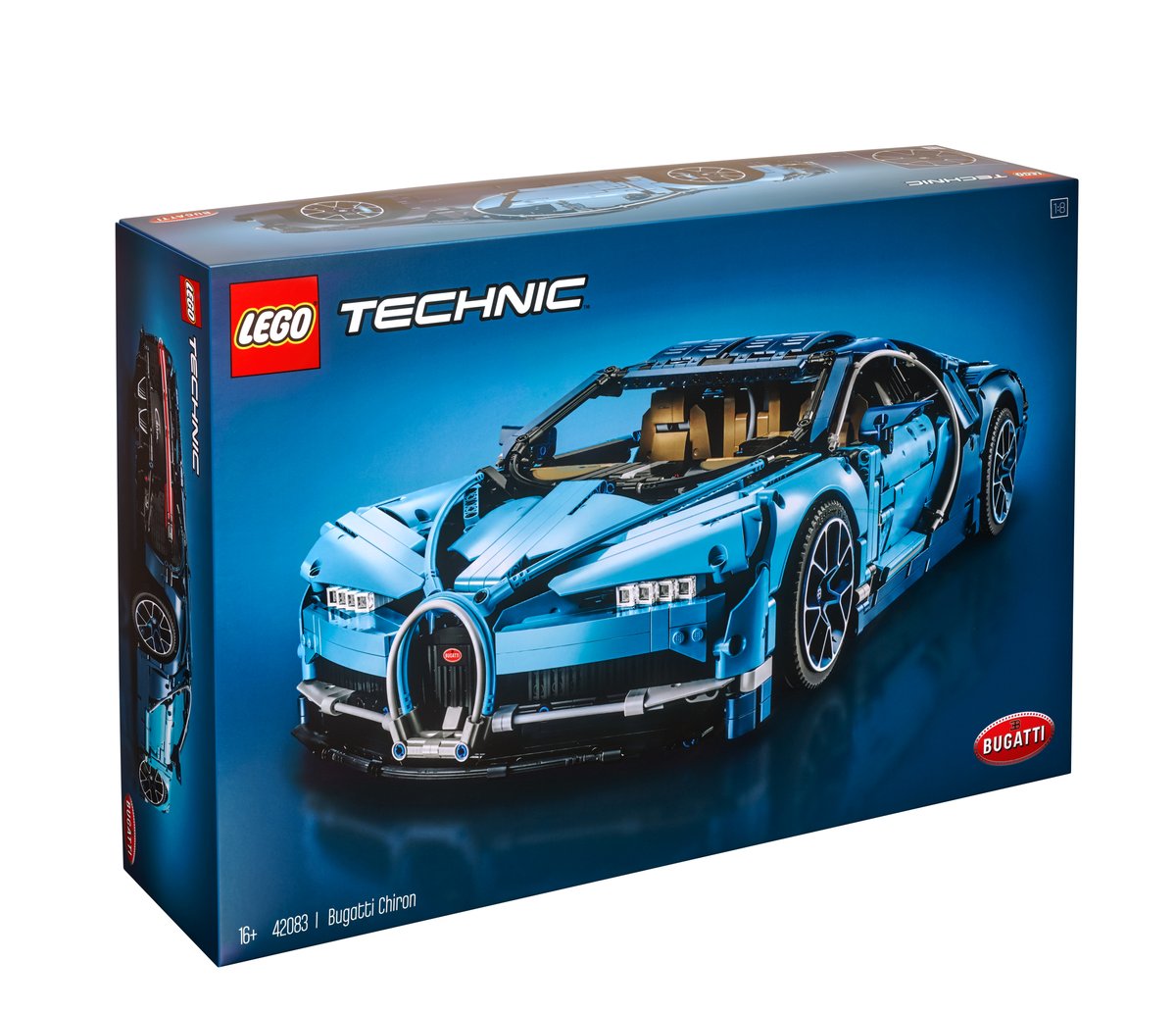 LEGO Technic 42083 Bugatti Chiron | 3,599 Pieces | 1:8 Scale | W16 Engine