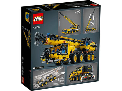 LEGO Technic 42108 Mobile Crane | 1,292 Pieces | Extending Boom | Outriggers