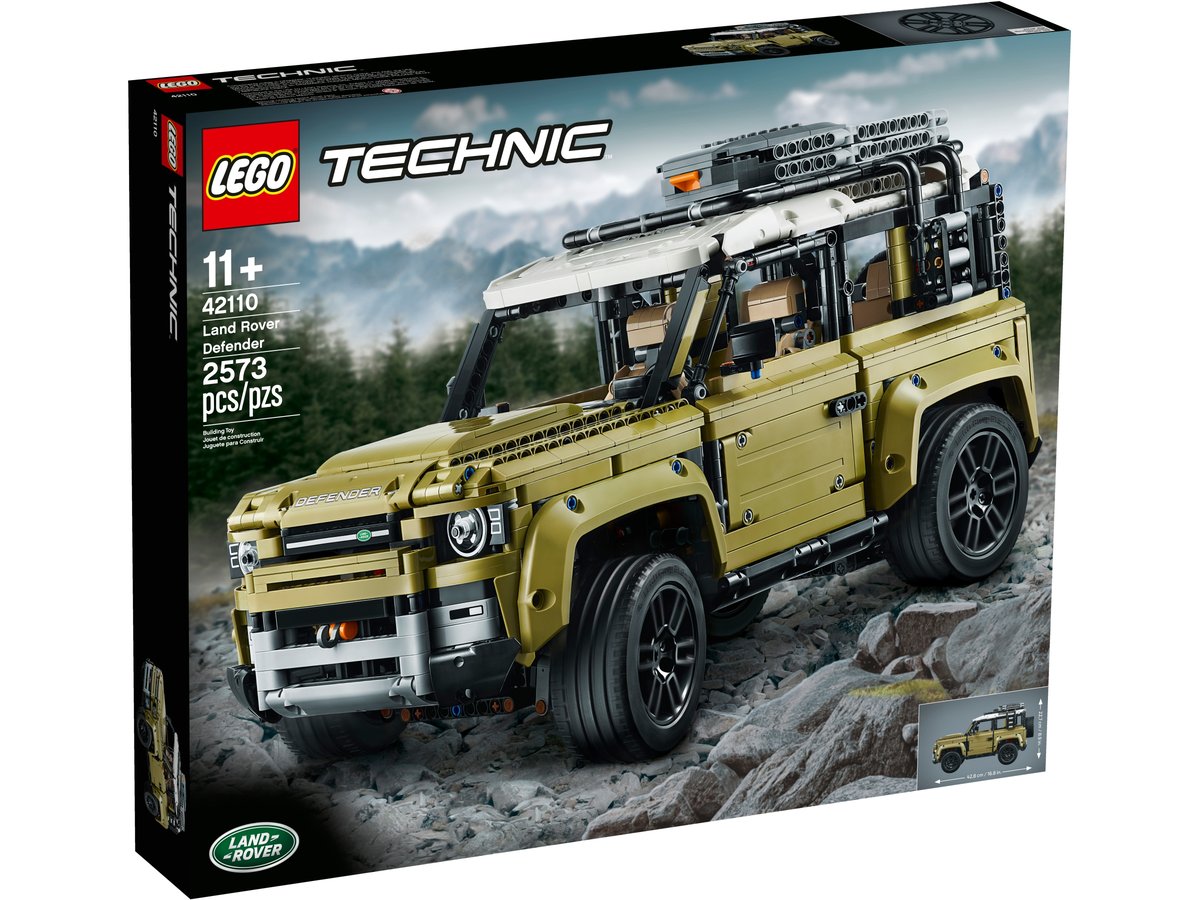 LEGO Technic 42110 Land Rover Defender | 2,573 Pieces | 1:8 | 8-Speed Gearbox