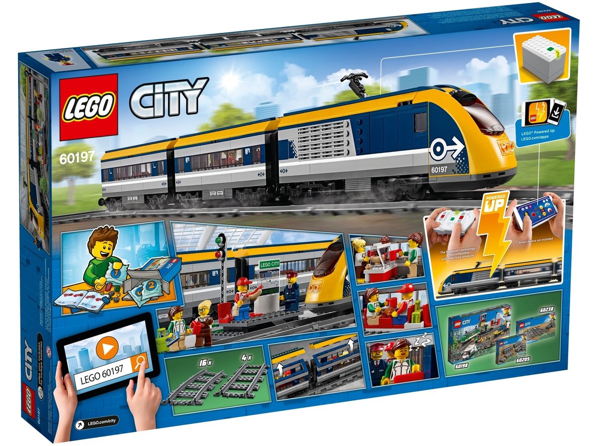 LEGO City 60197 Passenger Train | 677 Pieces | Bluetooth Powered Up | Retired