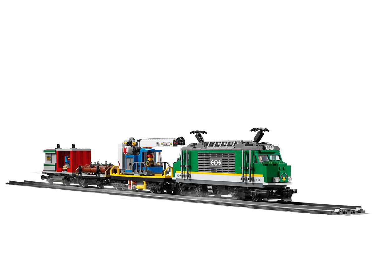 LEGO City 60198 Cargo Train | 1,226 Pieces | Bluetooth | Crane | Retired