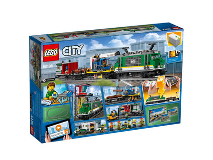 LEGO City 60198 Cargo Train | 1,226 Pieces | Bluetooth | Crane | Retired