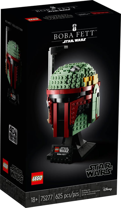 LEGO Star Wars 75277 Boba Fett Helmet | 625 Pieces | Life-Size | Battle-Worn