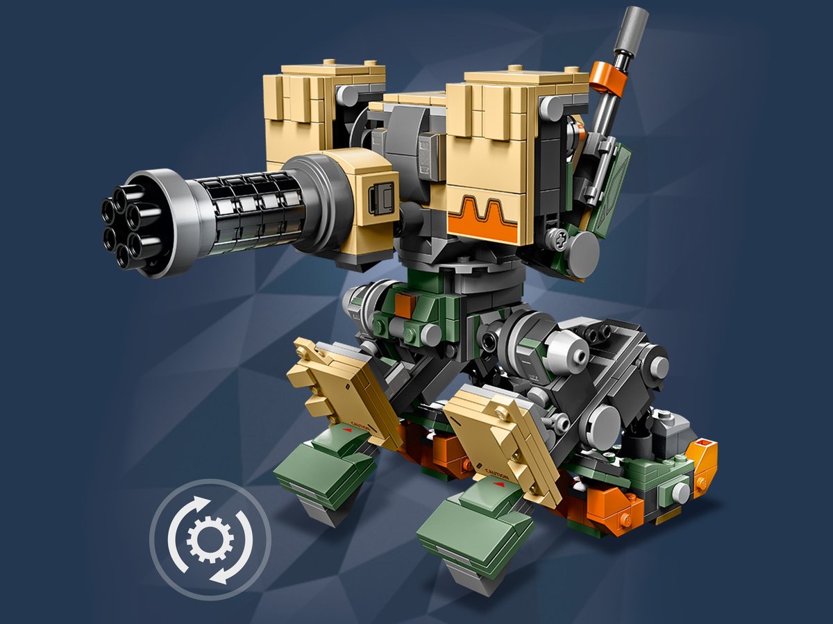 LEGO Overwatch 75974 Bastion | 602 Pieces | 37cm Figure | Ganymede